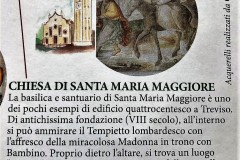 Acquerelli delle chiese Santa-Maria-Maggiore-dettagli-Treviso