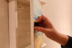 Mobiletto in legno - Realizzo dipinti su supporti diversi
